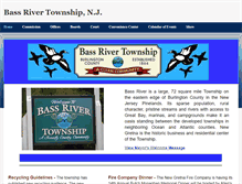 Tablet Screenshot of bassriver-nj.org